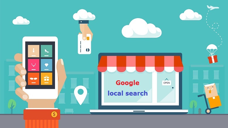 Google local search